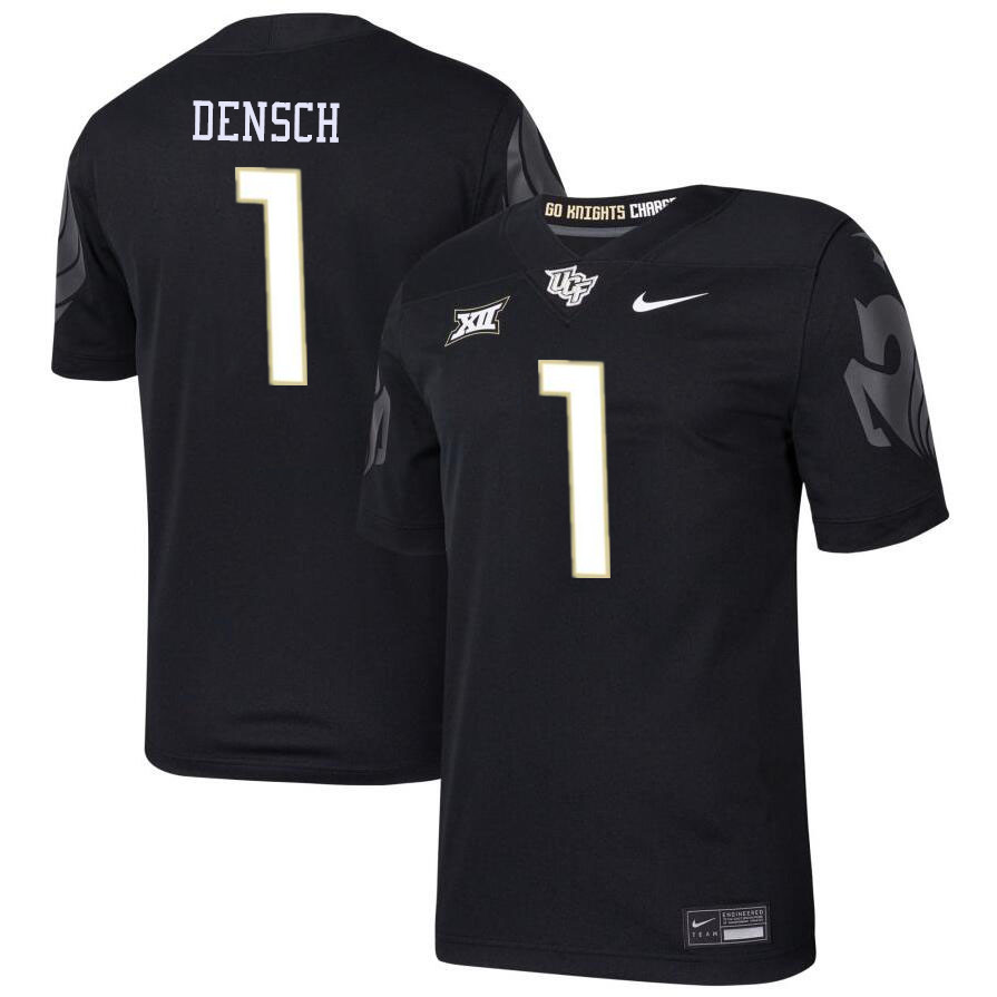 #1 Wayne Densch UCF Knights Jerseys Football Stitched-Black